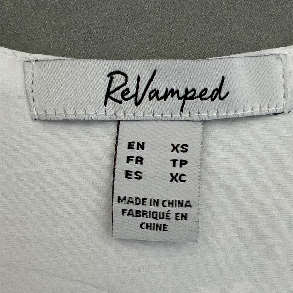 Revamped White Embroidered Camisole Top - Picture 3 of 3